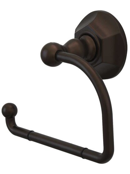 Edwardian Swinging Toilet Paper Holder in Oil-Rubbed Bronze.